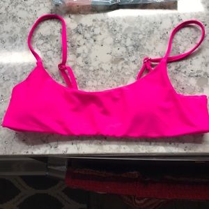 Shein Small swimsuit top. Hot Pink. New